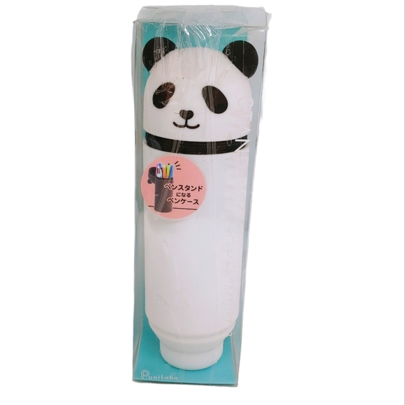 Punilabo Lihit Lab Pen Case in Black/White Panda - Picture 1 of 7